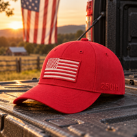 America 250th Flag Cap – Red lifestyle