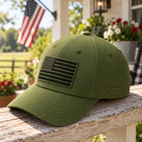 America 250th Flag Cap – Army Green lifestyle