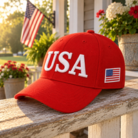 USA 250th Anniversary Cap – Red lifestyle