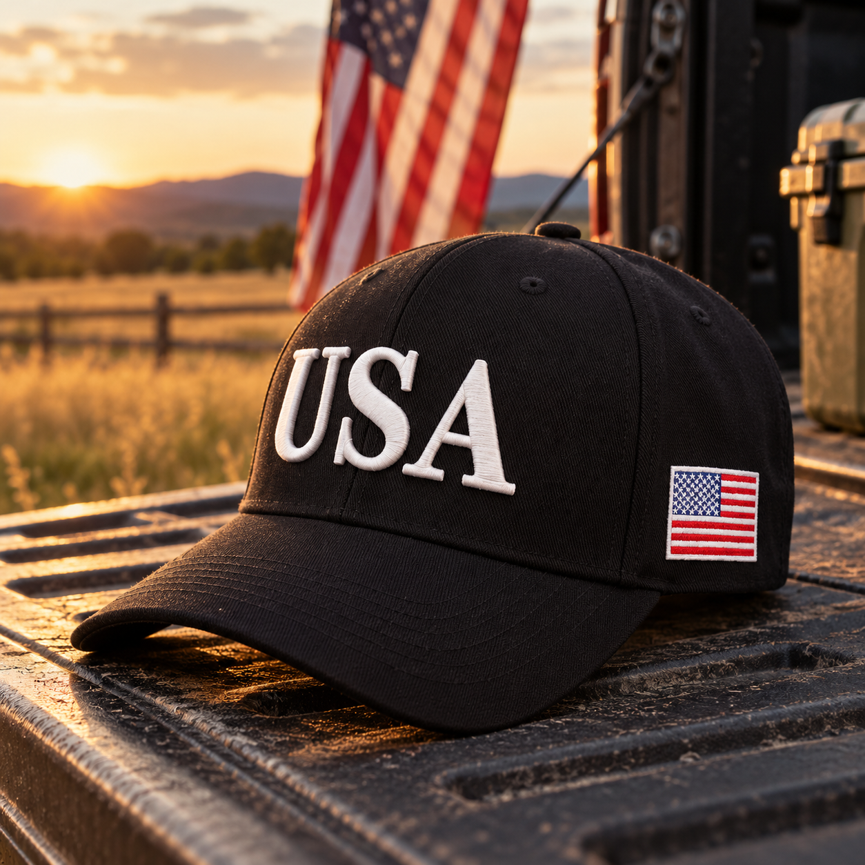 USA 250th Anniversary Cap – Black lifestyle