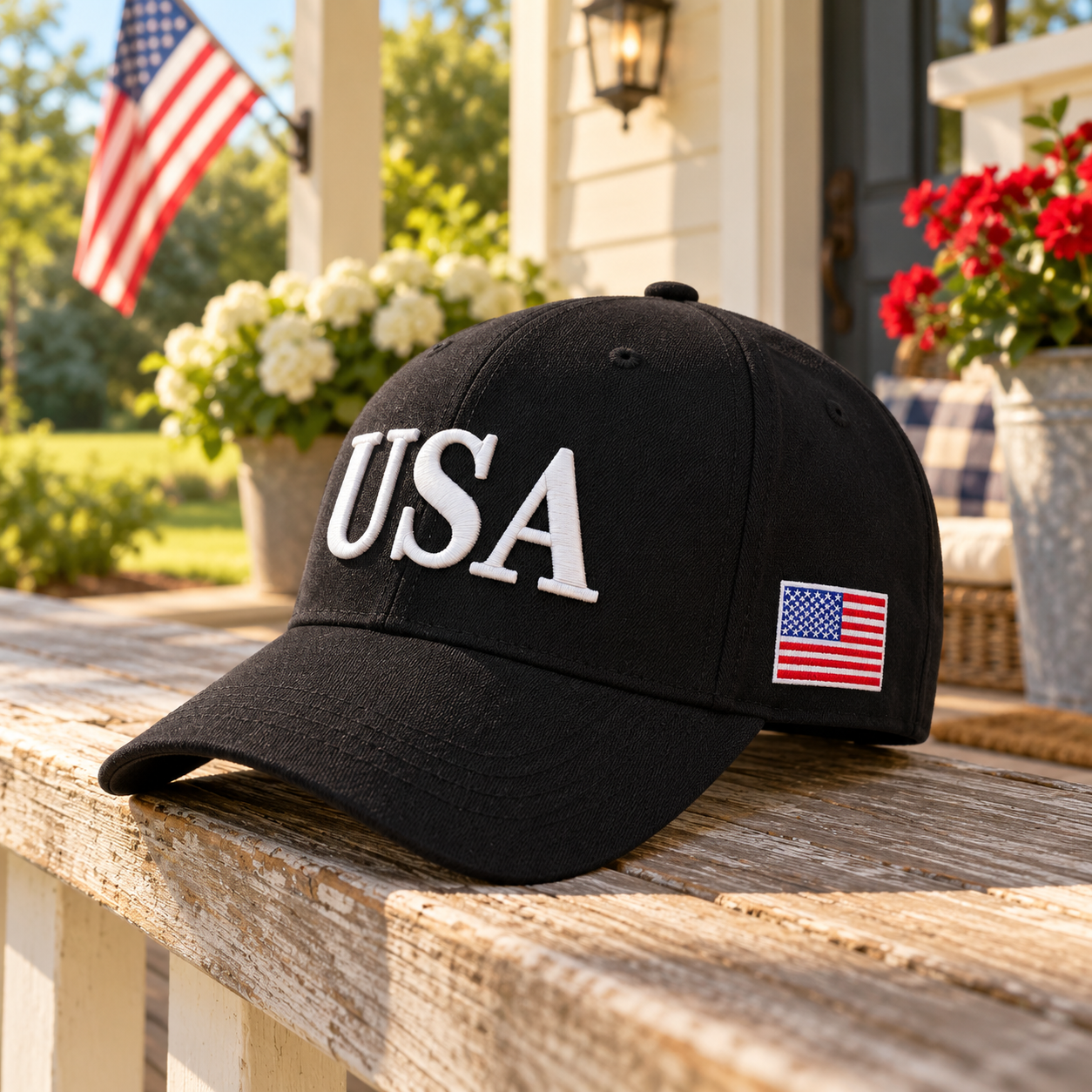 USA 250th Anniversary Cap – Black lifestyle