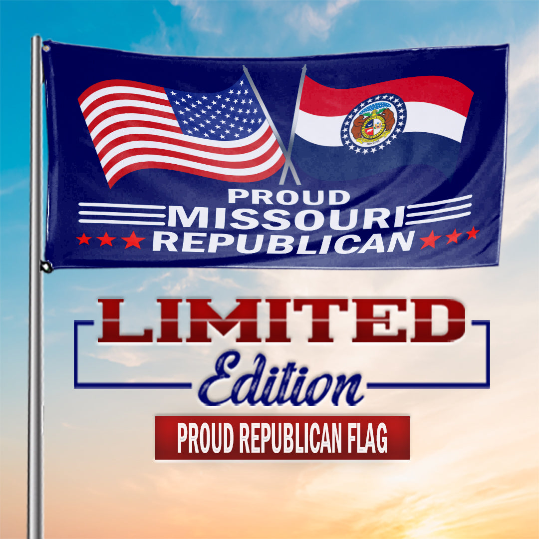 Proud Missouri Republican limited edition flag