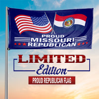Proud Missouri Republican limited edition flag