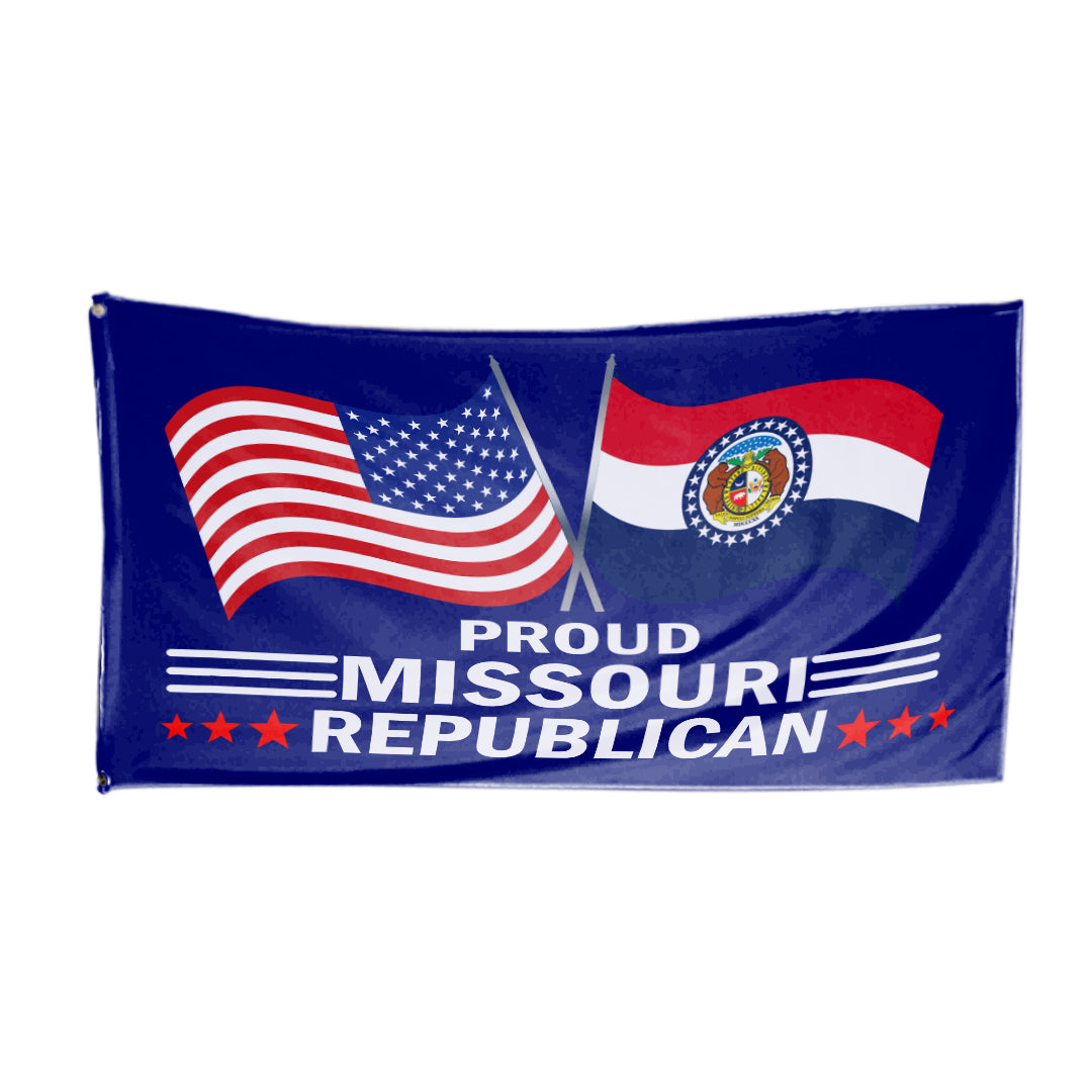 Proud Missouri Republican 3x5 flag