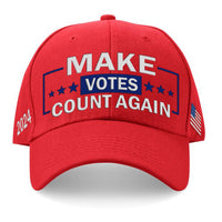 Ultimate Starter Pack - Includes Make Votes Count Again 3 x 5 Flag - Garden Flag - Embroidered Hat