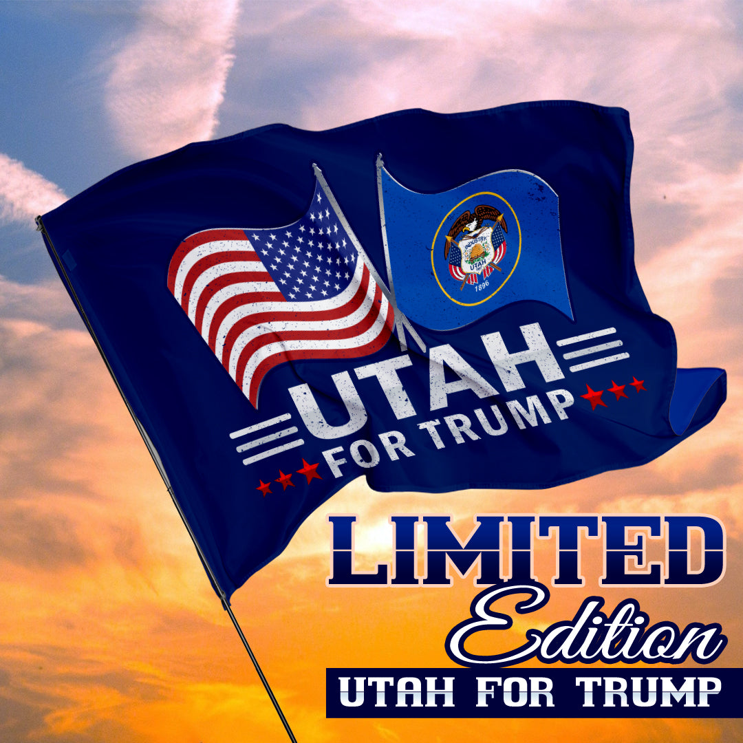 Utah 3 x 5 Flag – Dual Flags