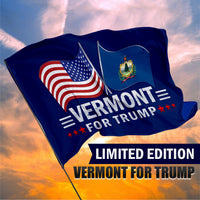 Vermont 3 x 5 Flag – Dual Flags