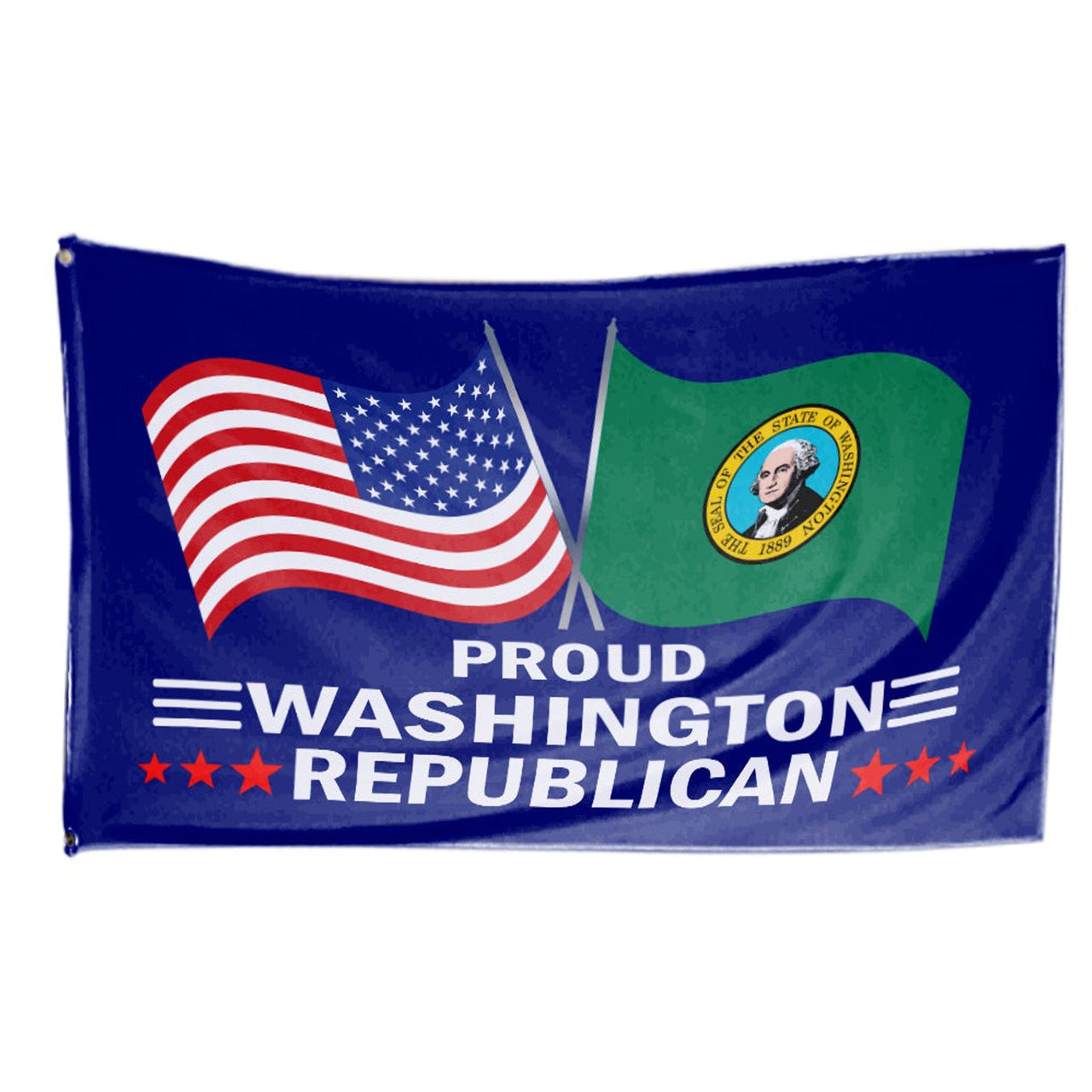 Proud Washington Republican 3x5 ft flag