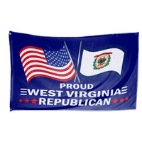 Proud West Virginia Republican 3x5 ft flag