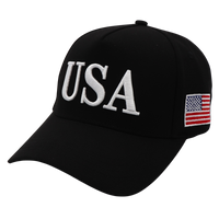 BLACK USA 250th Anniversary Hat (1776–2026) — Black Embroidered Cap