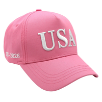 PINK USA 250th Anniversary Hat (1776–2026) — Pink Embroidered Cap