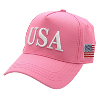 PINK USA 250th Anniversary Hat (1776–2026) — Pink Embroidered Cap