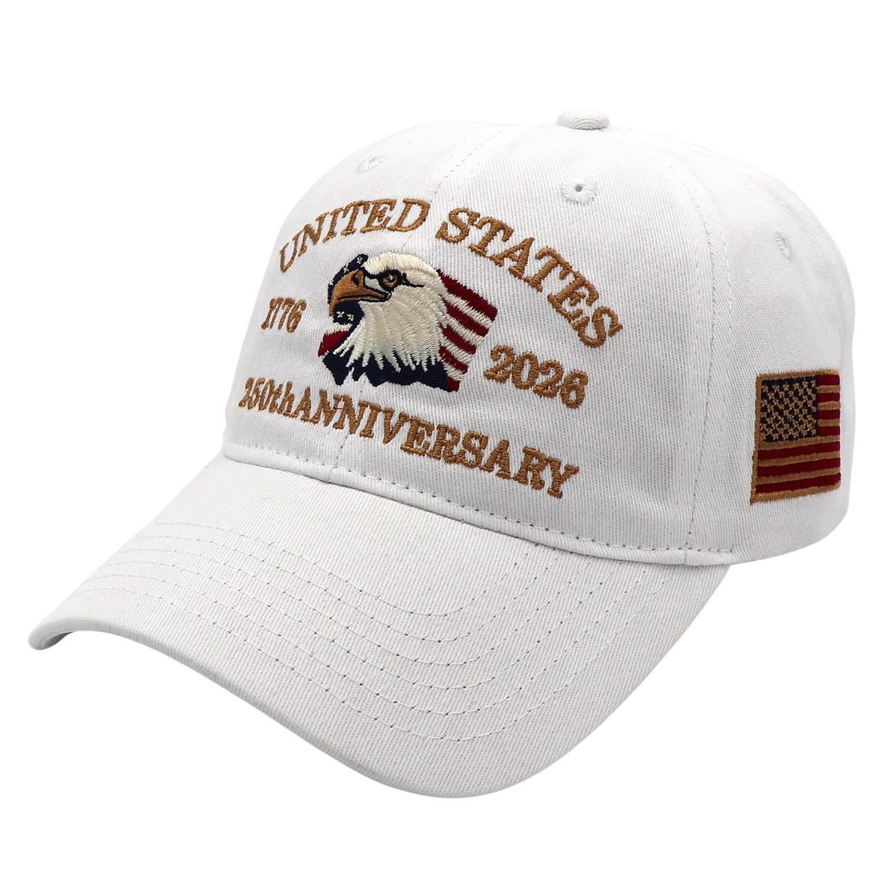 Exclusive USA 250th Anniversary Eagle Cap (1776–2026) —  Embroidered
