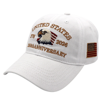 Exclusive USA 250th Anniversary Eagle Cap (1776–2026) —  Embroidered