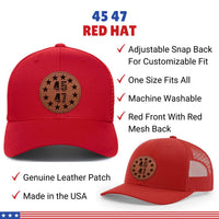 Red Legacy 45/47 Hat – Presidential Heritage Edition