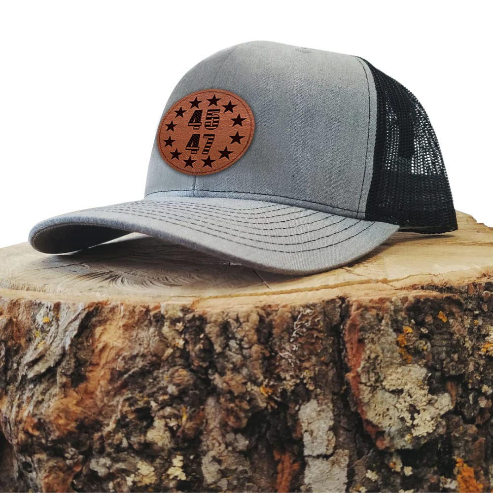 Grey and Black  Legacy 45/47 Hat – Presidential Heritage Edition