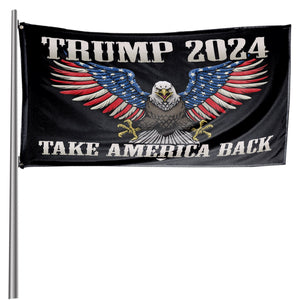 2024 "Take America Back" Black Flag – Extra Large 6x10 ft