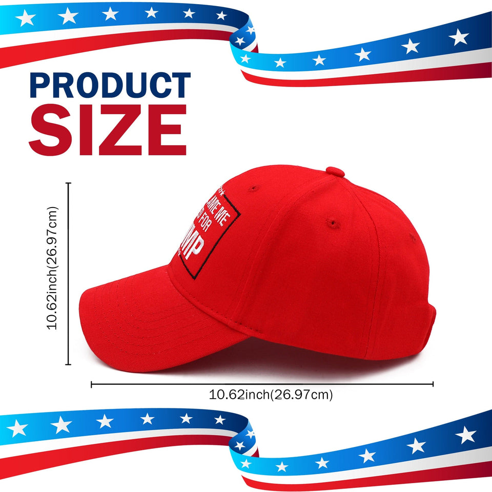 Red “Don’t Blame Me” Embroidered Baseball Cap