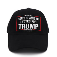 Don’t Blame Me – Black I Voted Baseball Cap