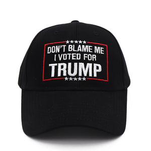 Don’t Blame Me – Black I Voted Baseball Cap