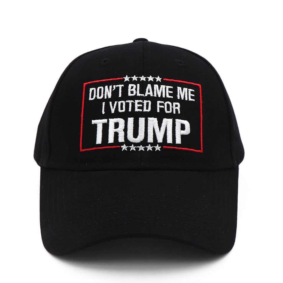 Don’t Blame Me – Black I Voted Baseball Cap