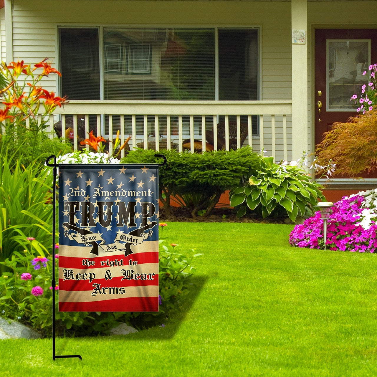 2nd Amendment Yard Flag – Law & Order, Keep & Bear Arms