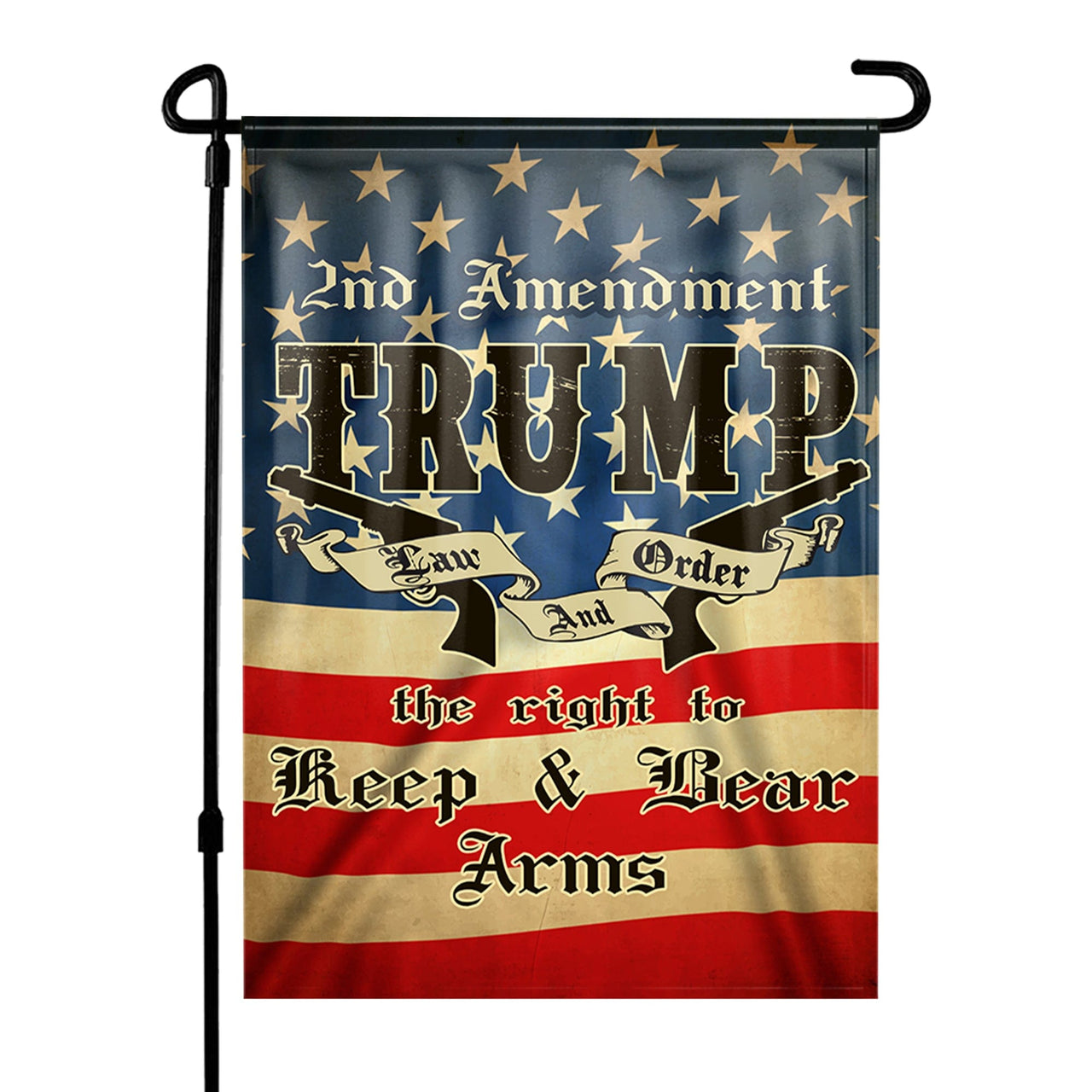 2nd Amendment Yard Flag – Law & Order, Keep & Bear Arms