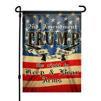 2nd Amendment Yard Flag – Law & Order, Keep & Bear Arms