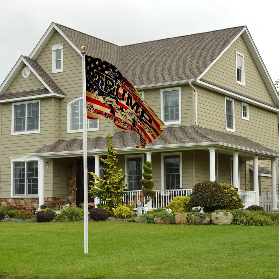 Second Amendment Flag – Law & Order Right to Bear Arms Banner