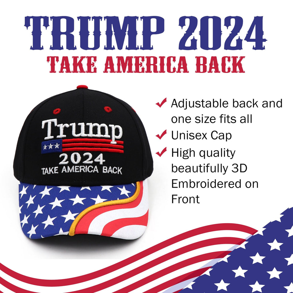 Patriotic 2024 Election Hat – Take America Back