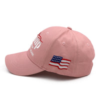 2024 “Take America Back” Embroidered Cap — Pink