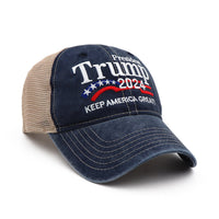 2024 “Keep America Great” Vintage Denim Trucker Hat