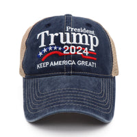 2024 “Keep America Great” Vintage Denim Trucker Hat