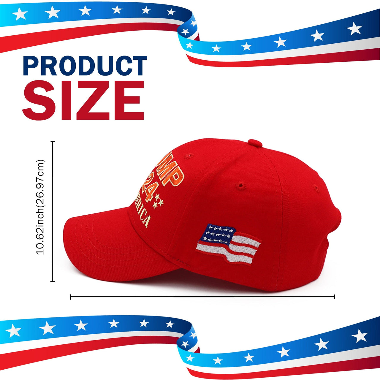 2024 “Save America” Red Embroidered Cap