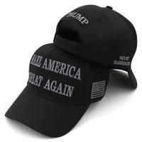 New MAGA 45 47 Black Hat (Silver)