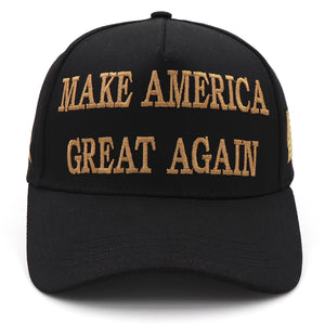 New MAGA 45 47 Black Hat (Gold)