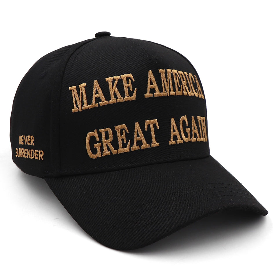 New MAGA 45 47 Black Hat (Gold)