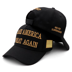 New MAGA 45 47 Black Hat (Gold)