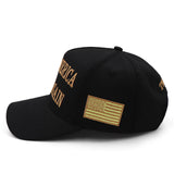 New MAGA 45 47 Black Hat (Gold)