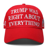 Red - Was Right About Everything - Embroidered Cap  45 – 47