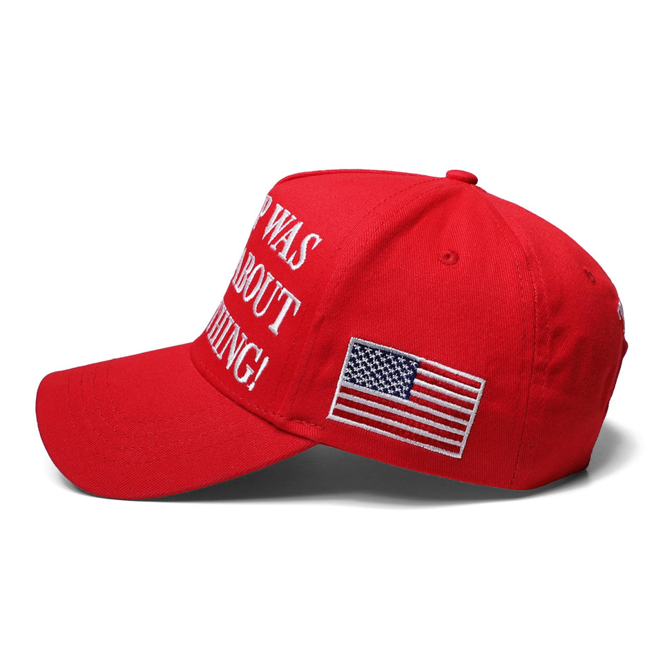 Red - Was Right About Everything - Embroidered Cap  45 – 47