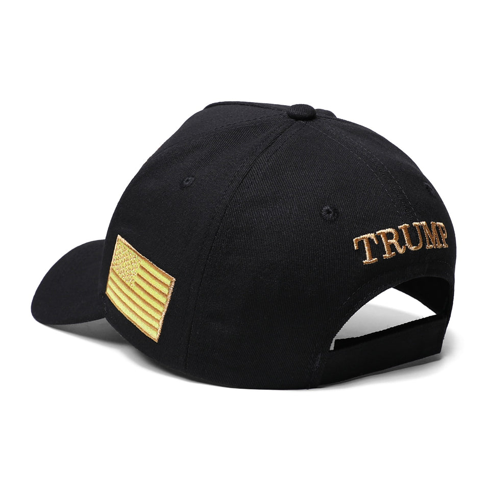 Black- Gold - Was Right About Everything - Embroidered Cap  45 – 47