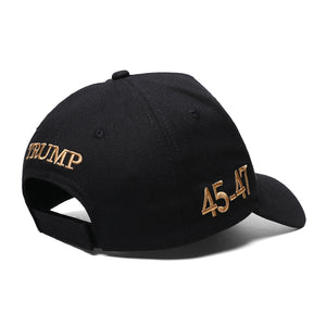 Black- Gold - Was Right About Everything - Embroidered Cap  45 – 47