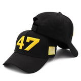 Black Gold 47 Presidential Tribute Hat – Adjustable , Embroidered USA Flag