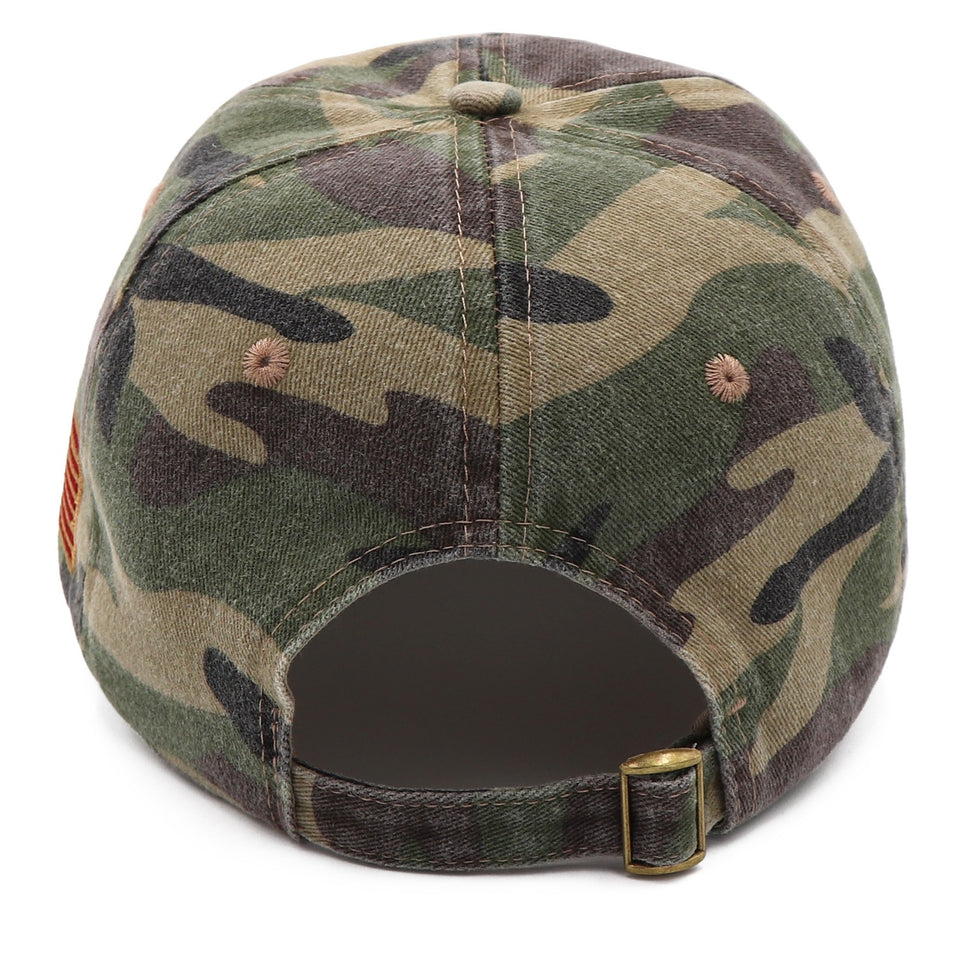 USA 250th Anniversary Eagle Embroidered Cap (1776–2026) –  Camo