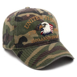 USA 250th Anniversary Eagle Embroidered Cap (1776–2026) –  Camo