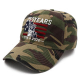 250 Years of Freedom Hat | 1776 - 2026 Patriotic Vintage Baseball Cap with Statue of Liberty Embroidery - Great for Dads and Grads - Camo