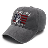 250 Years of Freedom Hat | 1776 - 2026 Patriotic Vintage Baseball Cap with Statue of Liberty Embroidery - Great for Dads and Grads - Charcoal
