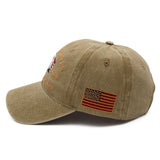 USA 250th Anniversary Eagle Embroidered Cap (1776–2026) – Desert Sand