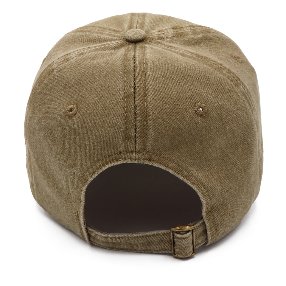 USA 250th Anniversary Eagle Embroidered Cap (1776–2026) – Desert Sand